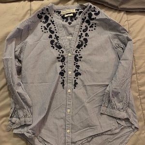Abercrombie & Fitch Striped Button-up